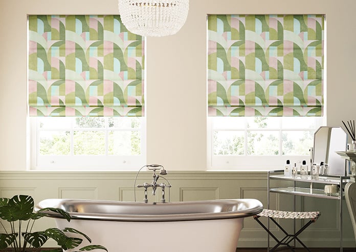 Varadero Velvet, Avocado - Motorised Roman Blind - Image 3